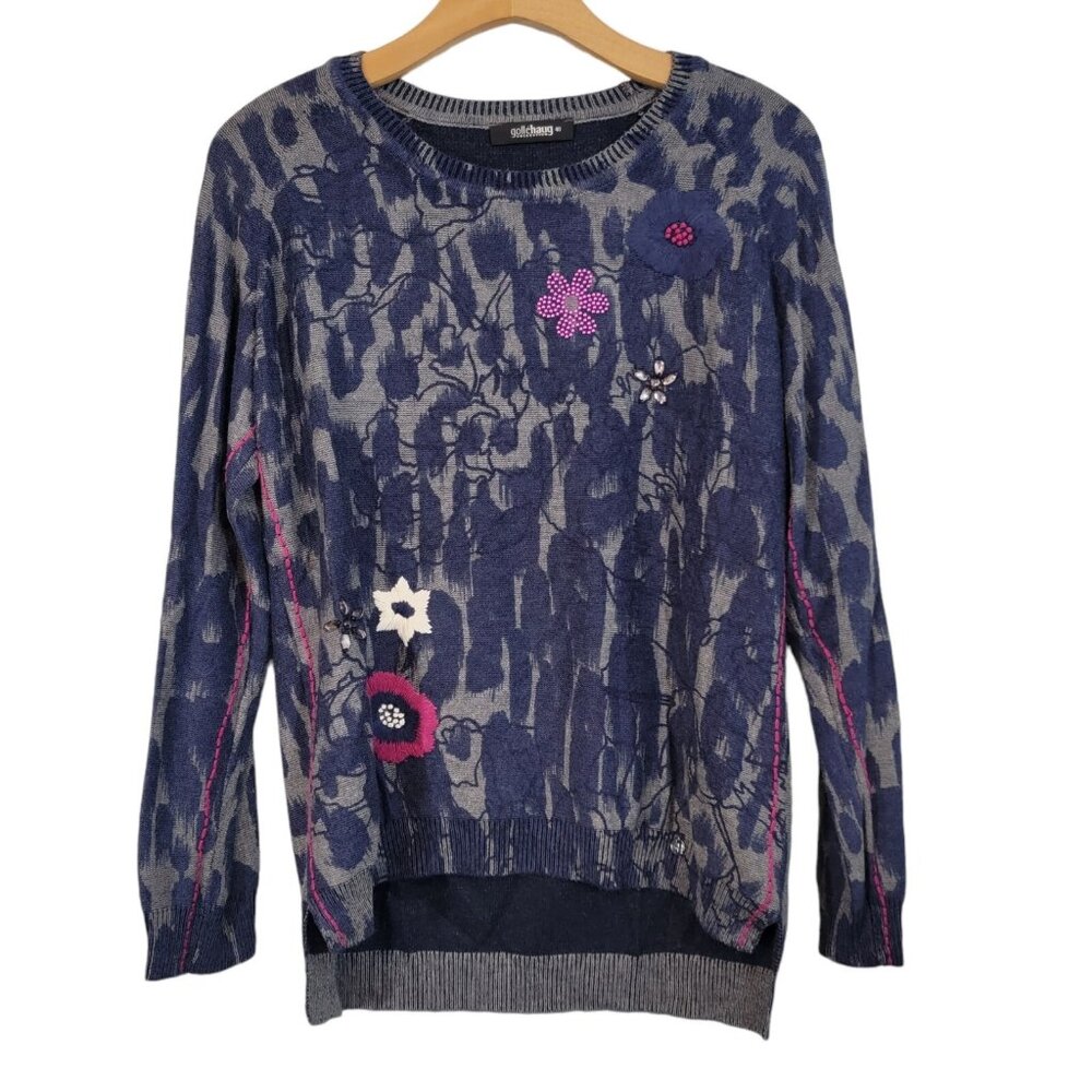 Gollehaug Sweater Beautiful Women's Pullover Embellished Size 40 EU 12/14 US